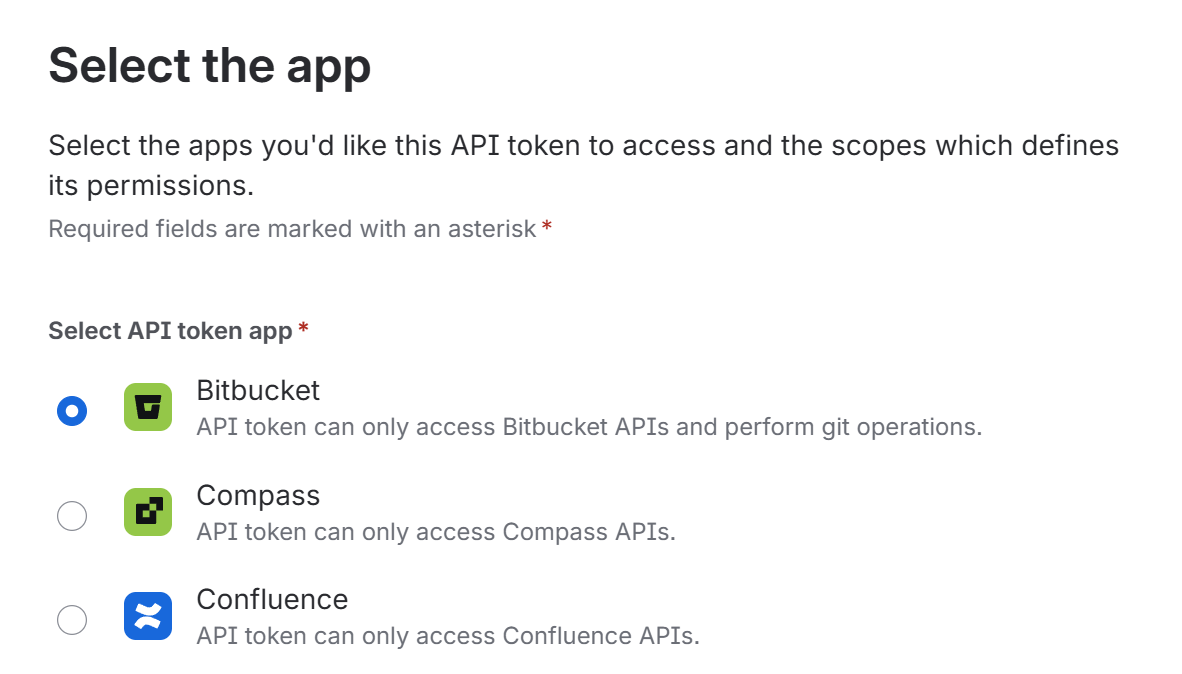 Select the app